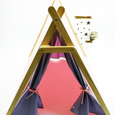 China Toy Customized Colorful Teepee Indian Soft Playhouse Kid's Indoor Play Tent for sale