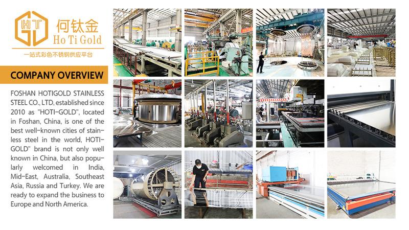 Verified China supplier - Foshan Hotigold Stainless Steel Co., Ltd.