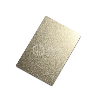 China Construction Foshan Hotigold Accept OEM ODM Anti-fingerprint PVD Coating Vibration Multicolor Stainless Steel Sheet For Decoration for sale