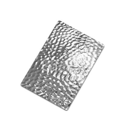 China Textured Embossing Stainless Steel Building Sheet Stainless Steel Plates Customized Color For Ceiling Decoration for sale