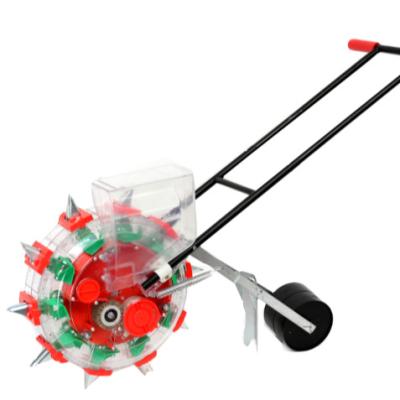 China Seed Planting Machine Hand Push Crazy Wheel Corn Planter With Multifunctional for sale