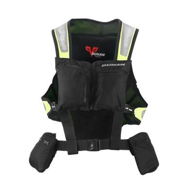 China DUHAN Breathable Summer Motorcycle Riding Vest Reflective Vest Trans-national Protective Gear Mulit-Seated Compound Back Protector for sale