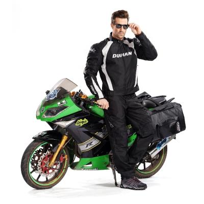 China DUHAN Hot Selling Detachable Thermal Windproof 600D Polyester Coating Shorts Riding Jacket Motorcycle Windproof Men for sale