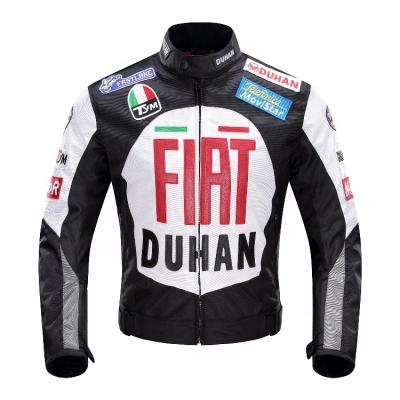 China DUHAN 600D Polyester Coating Motorcycle Windproof Warm Winter Removable Windproof Jacket For Men Women for sale