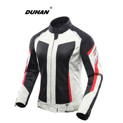 China DUHAN Breathable Mesh Reflective Motorcycle Jacket Women Breathable for sale