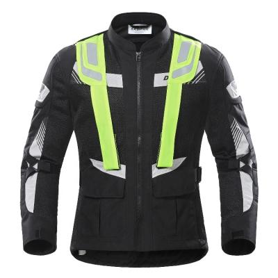 China DUHAN Motorcycle Breathable Motorcycle Jacket Men Breathable Motorcycle Riding Jacket Reflective Clothing For Summer for sale