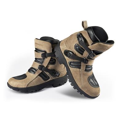 China DUHAN Unique Style Hard Sole Sport Motorcycle Travel Boots Leather Motorcycle Boots Motorcycle Shoes Boots For Riders for sale