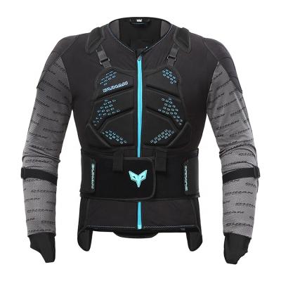 China DUHAN Motorcycle Breathable Safety Jacket Full Body Armor Spine Chest Protective Jacket Motocross Armor for sale