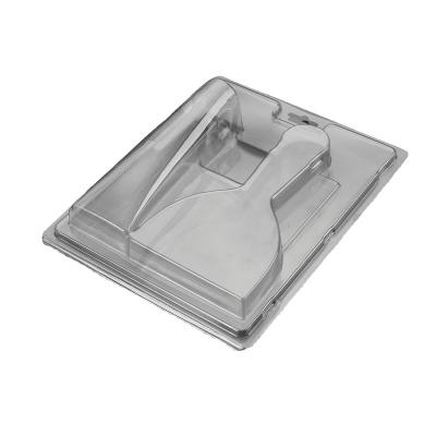 China Disposable Custom GRS Blister Vacuum Forming Plastic Clear Clamshell Packaging Folding Box For Wax Melting for sale