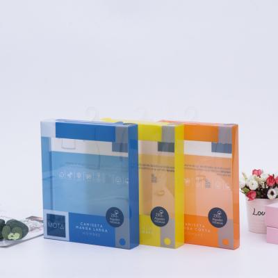 China OEM Recyclable Custom Gift Box Folding Transparent PVC PET Plastic Acetate Clear Packaging Box GRS Recycle for sale