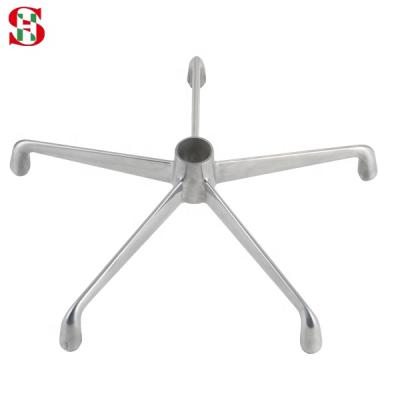 China The Modern Heavy Duty Die Cast Aluminum Stool Base Salon Stool Base Barber Chair Parts for sale