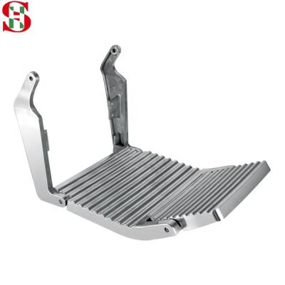 China Modern wholesale chair accessories factory accessories hairdresser chair hairdresser chair footrest aluminum H95 beauty hairdresser footrest for sale