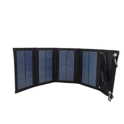 China Solar panel power folding bag Polycrystalline Silicon solar photovoltaic panel 10W Mini Portable Power Bank 185*120*35mm for sale