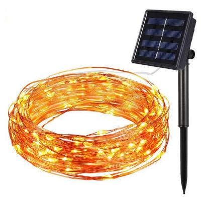 China Lamp string Solar led string lights 4 Christmas ornamental festoon lamp New Year Festival outdoor waterproof decorative lights for sale