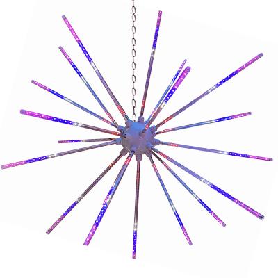 China Synchronous design modeling Theme park fireworks lamp 1.2M diameter large outdoor decorative lamp 3D digital electronic fireworks festival ambience light for sale