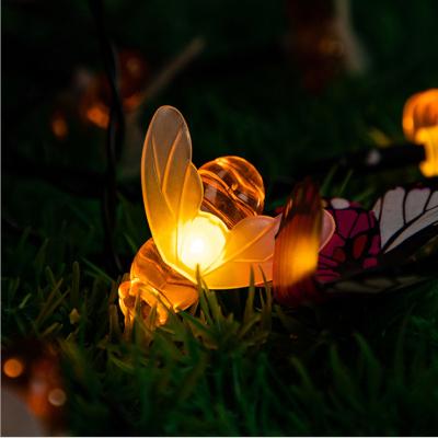 China Theme Park 2022 new LED pneumatic bee plug-in lamp holiday garden lamp outdoor waterproof lawn lamp for sale