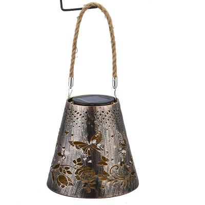 China Idyllic LED solar outdoor landscape lamp Garden Garden lamp Chinese hanging decorative light for sale