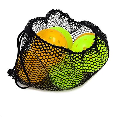 China ODM factory high quality professional wholesale pe texture yellow hot sale usapa material standard 40 hole pickle ball outdoor 74mm for sale