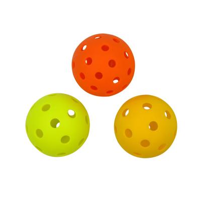 China Factory direct supply orange design X-40 colorful logo usapa approved pickleball pickle ball for sale