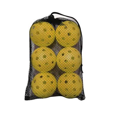 China Wholesale high quality custom cheap pickleball pickle ball pe yellow texture good prices for sale