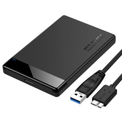 China Tool Free Installation 2.5 Inch Custom Plastic Usb 3.0 Box Hdd Enclosure External Hdd Sata Case Sata 3.0 for sale