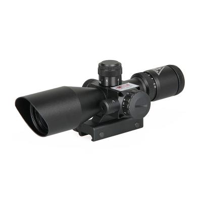 China Tactical 2.5-10X40E Illuminated Perfect Optics With Red Laser Rifle Scope Hunting Scope GZ1-0067 for sale