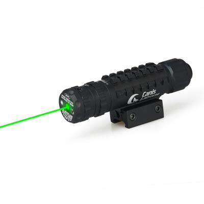 China Hot Selling Aluminum Tactical Laser SIGHT Green Laser Pointer For Rifle Square For Hunting Sale GZ200044 for sale