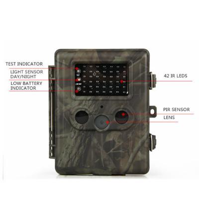 China 1080P 720P VGA Video Resolution 12 Mega Pixels Color CMOS Hunting Trail Camera With Belt GZ37-0020 for sale