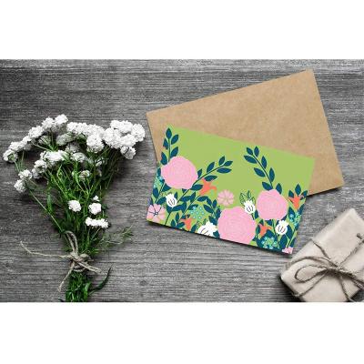 China Europe wholesale luxury handmade decoration full color greeting card for sale