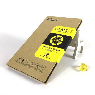 China 9H 2.5D Recyclable Tempered Glass For Phone Samsung Screen Protector Packing Paper Box, Tempered Glass Screen Protector Packing Case for sale