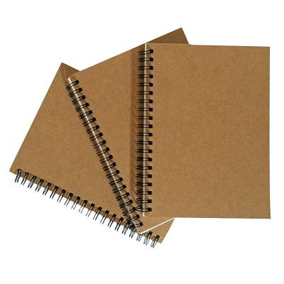 China Eco - Friendly Paper Brown Recycled Paper Notepads With Kraft Paper Stationery for sale