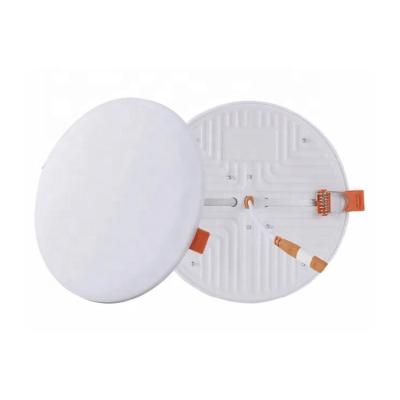 China Modern Recessed Round Panel Lights Square Slim Led Backlight Led Panel Light Dimmable Ceiling Panel Light For Home Office for sale