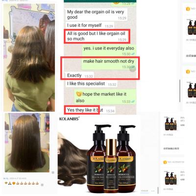 China Smoothing Argan Oil Add Moroccan Argan Oil Extract of Argan-Collagen Oil Shampoo for sale