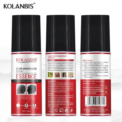 China Wholesale KOLANBIS Black Leave-on Hairspray White Hair Women Private Label for sale