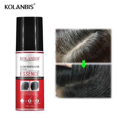 China Leave-on KOLANBIS Hair Lotion For Hair Spray Herbal Ingredients Black Private Logo for sale