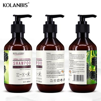 China Color-Protecting Plant Black Hair Fast Shampoo for sale