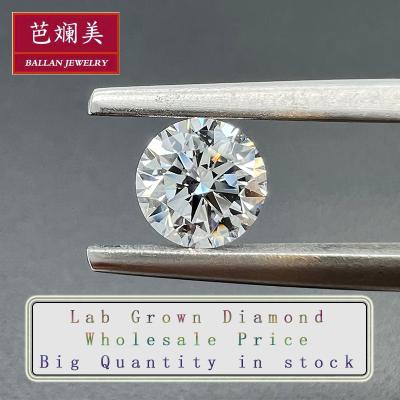 China Polishing Round Brilliant Cut 0.8CT - 0.89CT DEF VVS VS Diamond CVD of SI Lab HPHT Made Diamond Created Diamond Lab Grown Diamond for sale