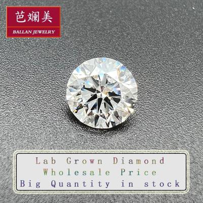 China Polishing Round Brilliant Cut 1.0CT - 2.0CT DEFG VVS VS SI Lab Created Diamond IGI HPHT/CVD Diamond Lab Grown Diamond for sale