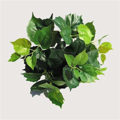 China China Manufacturer Artificial Green Leaves Lifelike/Long Lasting Plants Home Decor For Wall for sale