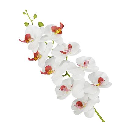 China Realistic/Long Lasting 3D Artificial Flowers Factory Wholesale High Quality Orchid Real Touch Printing Fake Orchids For Wedding Decoration In Stock for sale