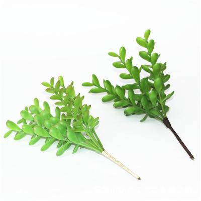 China Realistic/Long Lasting Plastic Plant Wholesale Fake Succulents Artificial Succulent Cacti Branch Tree Money Plants For Home Decoration for sale