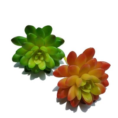 China Realistic/Long Lasting Thick Fake Fake Succulent Plant Wholesale Artificial Succulent Layout DIY Plant Leaf Plants For Home Decoration for sale