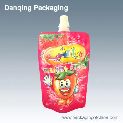 China Doypack, stand up pouch with spout, juice pouch, High Quality Spouted Bag,nozzle pouch with cap for sale