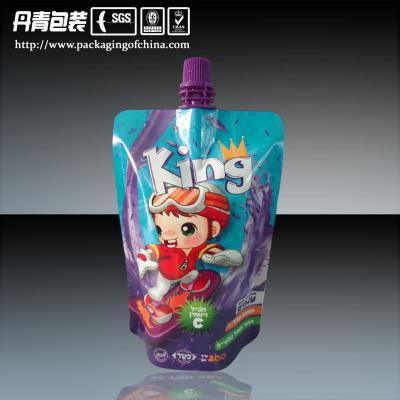 China juice bag with spout,flexible packaging,drink poouch with spout packaging for sale