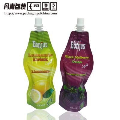 China 250ml Juice Packaging  Stand Up Pouch With Spout  DQ01208 for sale