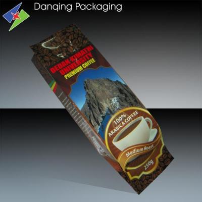 China Colorful Food Grade PET / AL / PE One Way Valve Coffee Bags High Barrier for sale