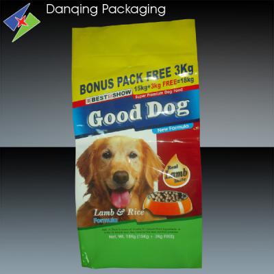 China Plastic Stand Up Pouch Pet Food Packaging , Ziplock Can Be Added for sale