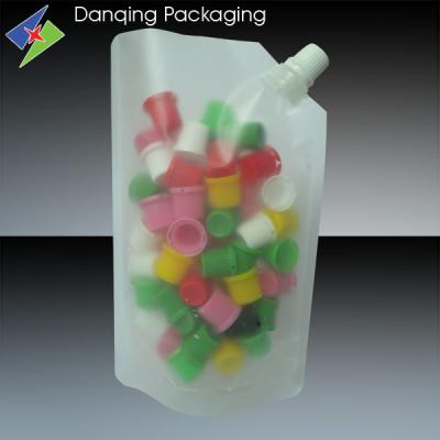 China Stand Up Pouch With Spout Juice Packaging Liquid Bag for sale