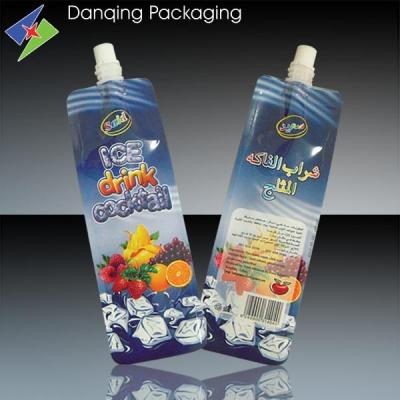 China Plastic Food Spout Pouch       Customized Stand Up Pouch With Spout For Liquid for sale