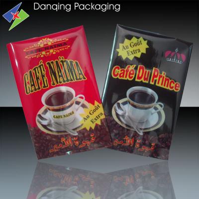 China Vivid Gravure Printing Fin Seal Bag , Snack Packaging Bags For Coffee for sale